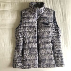 Patagonia Down Vest Birch Forest Print